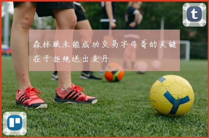 森林狼未能成功交易字母哥的关键在于拒绝送出麦丹